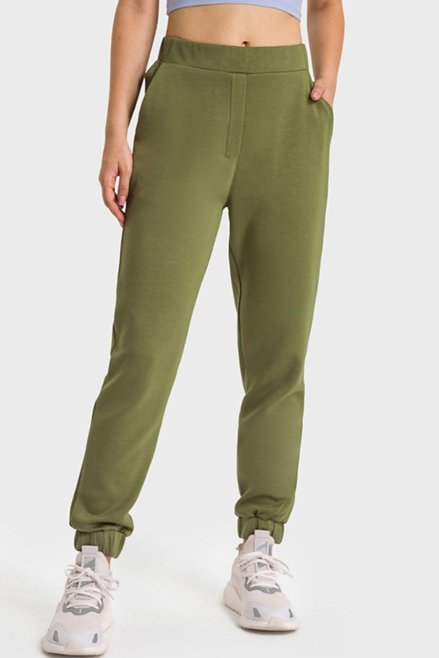 Trendsi Active Green / 4 Pull-On Joggers with Side Pockets