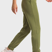 Trendsi Active Pull-On Joggers with Side Pockets