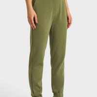 Trendsi Active Pull-On Joggers with Side Pockets