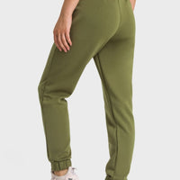 Trendsi Active Pull-On Joggers with Side Pockets