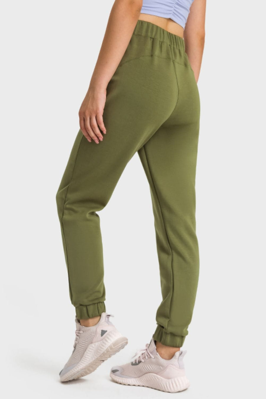 Trendsi Active Pull-On Joggers with Side Pockets