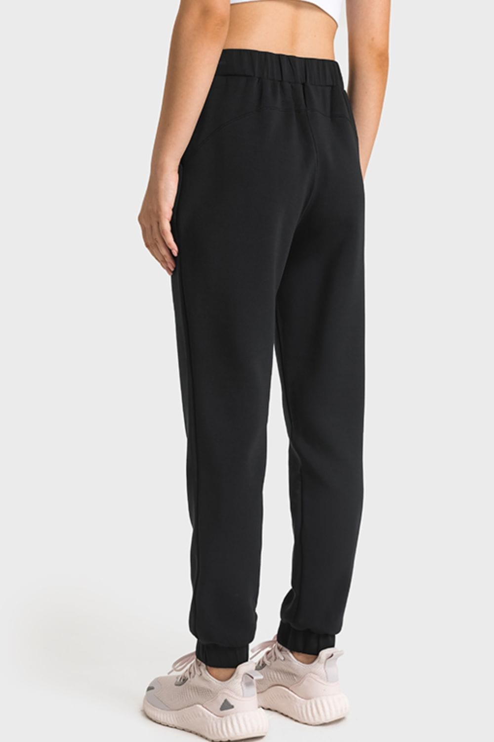 Trendsi Active Pull-On Joggers with Side Pockets